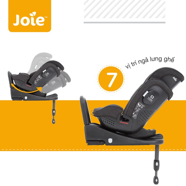 [Mã MKBC13 giảm 80k đơn 1 triệu] Ghế ngồi ô tô trẻ em Joie Stages ISOFIX Pavement