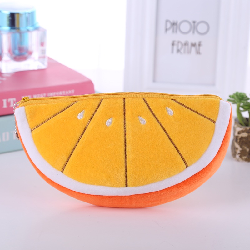 Túi psp dưa hấu lớn dễ thương, hộp đựng bút chì dưa hấu thời trang, túi văn phòng phẩm sang trọng dễ thương, túi lưu trữ đặc biệt, túi nhỏ đựng dưa hấu cầm tay
