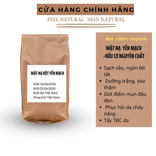 Bột Yến Mạch hữu cơ đắp mặt nguyên chất