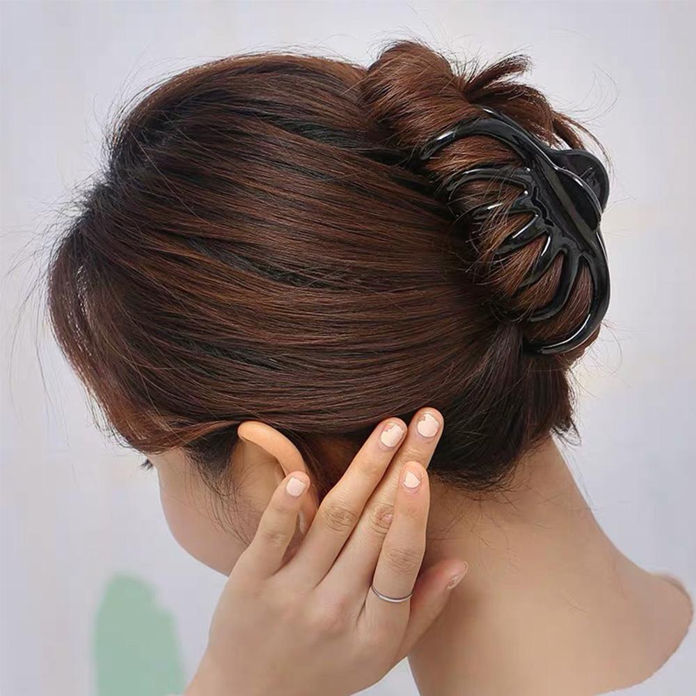 NICKOLAS Kẹp Tóc Càng Cua Họa Tiết Hình Học Thời Trang Hàn Quốc Cho Nữ