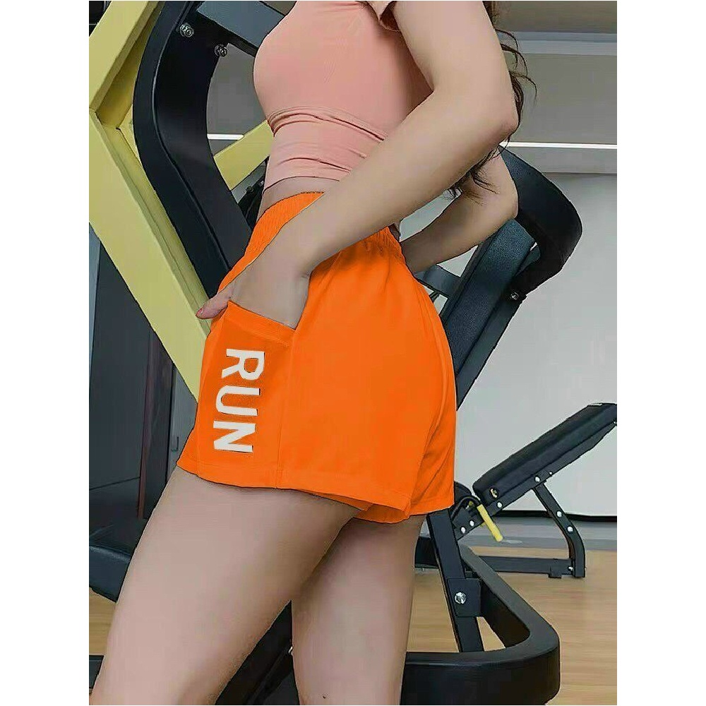 Quần Đùi 2 Lớp Run Chất Thun Gió Cực Đẹp (Đồ Tập Gym-yoga Nữ)