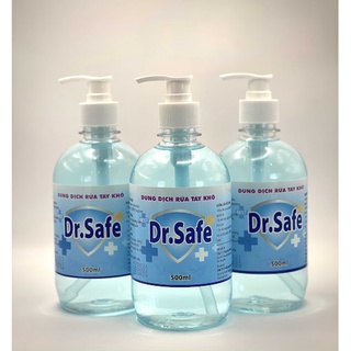 Dung dịch sát khuẩn dr safe 500ml - dạng lỏng, mùi thơm dễ 1