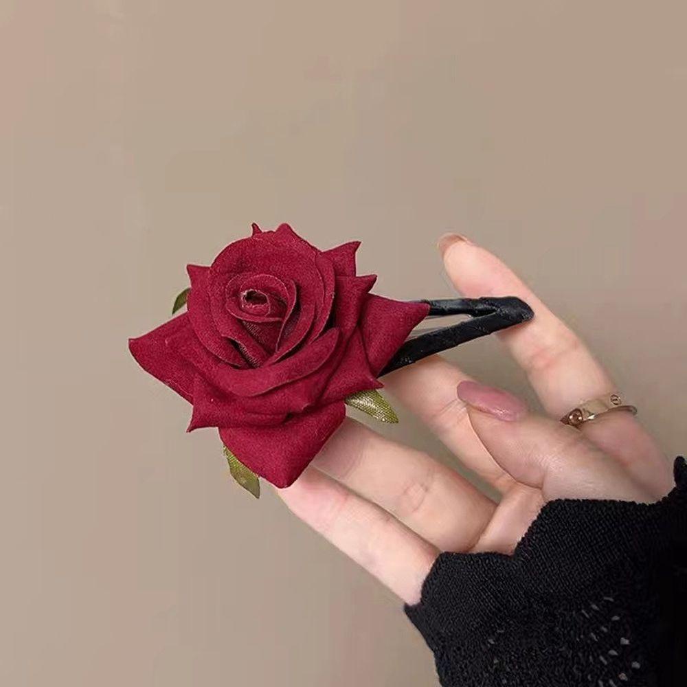 Kẹp Tóc Hoa Hồng Thanh Lịch Cho Nữ