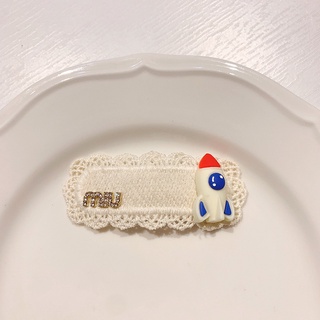 Kẹp Tóc Hình Phi Hành Gia / Tên Lửa / Phi Hành Gia Sáng Tạo Cho Nữ