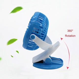 Quạt mini kẹp bàn sạc điện