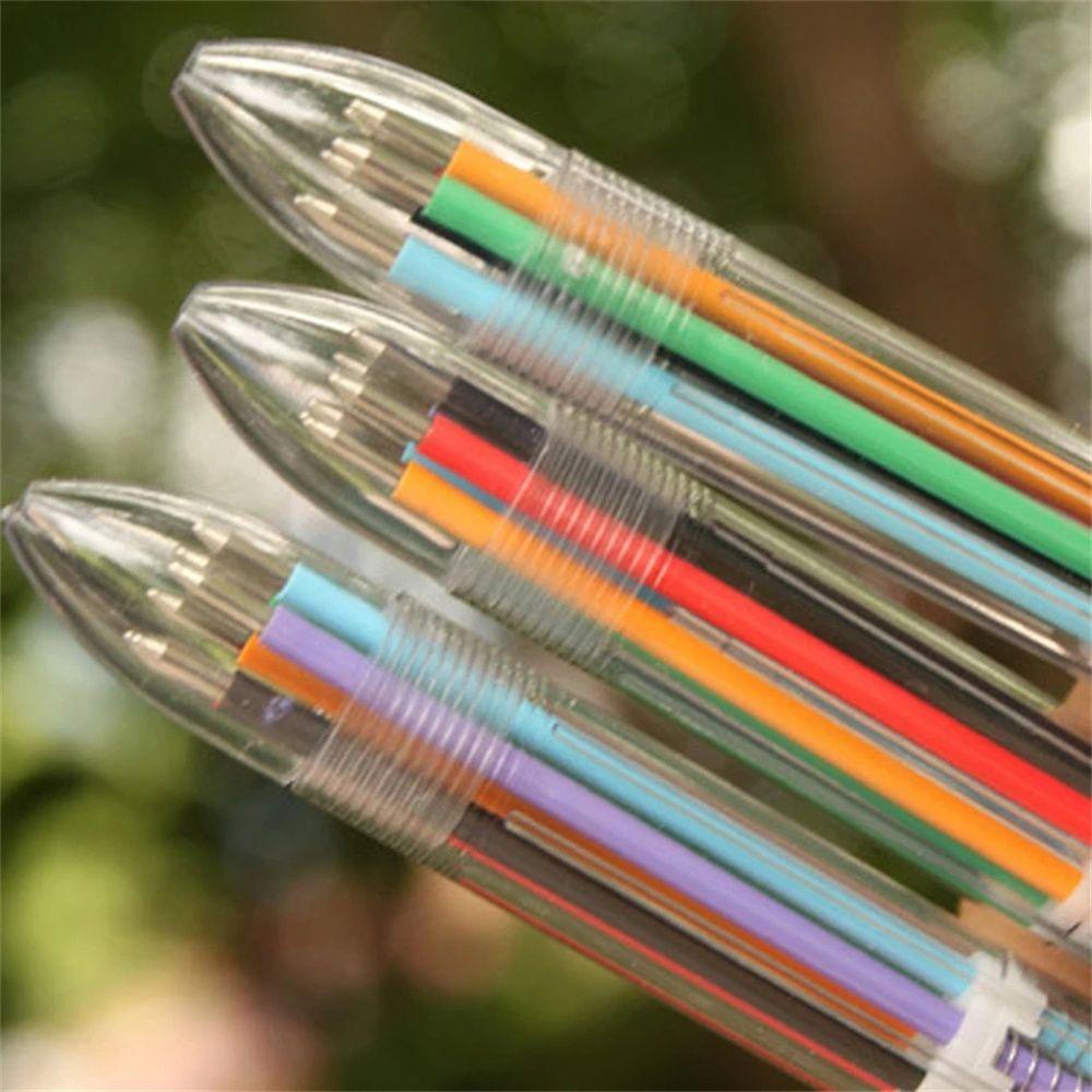 Bút Bi 0.7mm 6 Trong 1 6 Màu Sắc