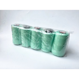 VỈ 5 CUỘN CHỈ MÀU XANH BÍCH NHẠT 5000M