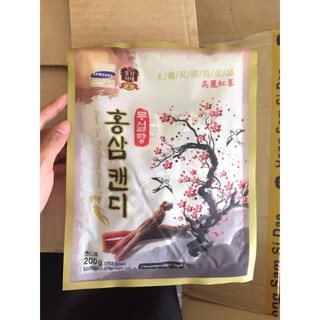 Kẹo Sâm vitamin cành đào Hàn Quốc không đường 200g