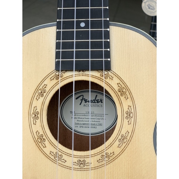 Đàn ukulele Fender concert 23 inch cao cấp full phụ kiện