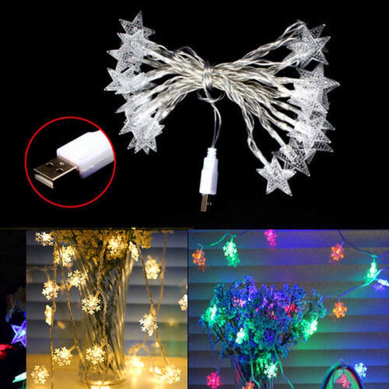 Dây đèn Led ngôi sao trang trí nhà cửa ,phòng ngủ phong cách Hàn Quốc