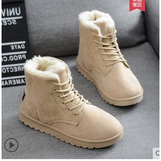 Boot nữ da lộn,giày nữ lót lông(có vi deo và ảnh thật)
