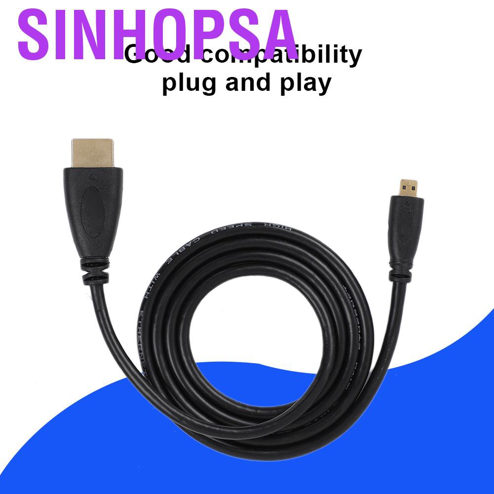 Cáp Chuyển Đổi Sinhopsa Micro Sang Hdmi 1440p / 1080p / 1080i / 720p / 480p Cho Raspberry Pi 4b