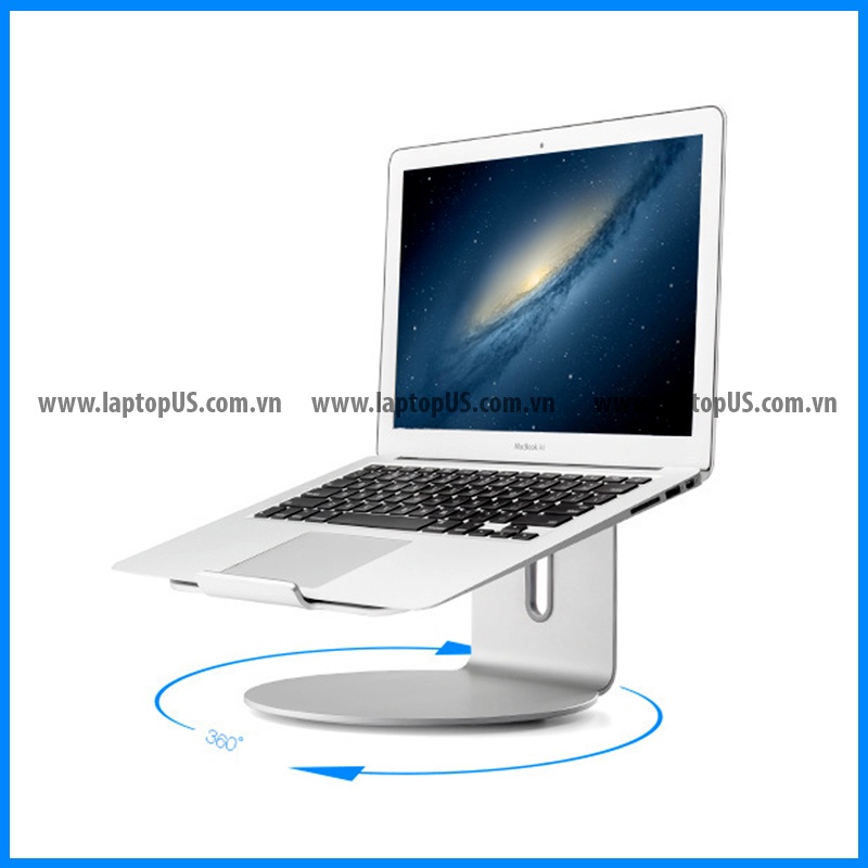 Đế Giá Đỡ Nhôm Macbook Laptop xoay 360 độ Laptop 11&quot; - 17&quot;