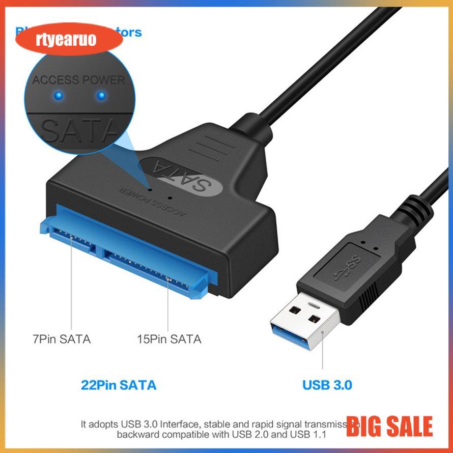 Dây cáp SATA 3 22 pin chuyển đổi USB 3.0 sang SSD HDD SATA 2.5 inch