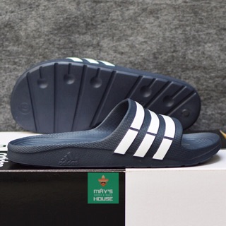 [☘️ADIDAS®☘️]- DÉP ĐÚC DURAMO SLIDES- Xanh đen S/Trắng