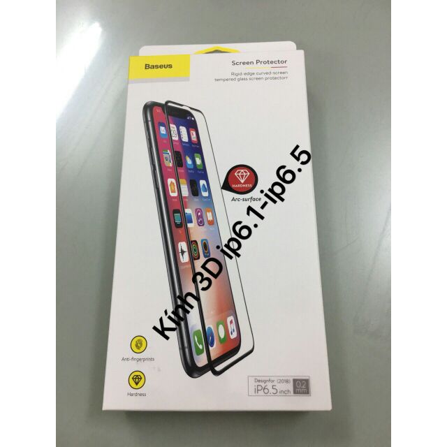 Kính baseus iphone6.1/XR và iphone6.5/Xs Max