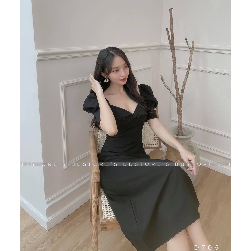 [BBSTORE'S] Đầm Xoắn Ngực Jani Dress Sang Trọng - D706