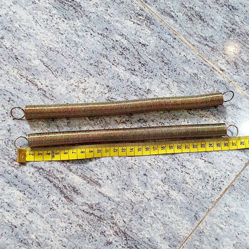 Bộ 2 Cái Lò Xo Thép Có 2 Vòng Kéo Đường Kính 16mm Dài 275mm