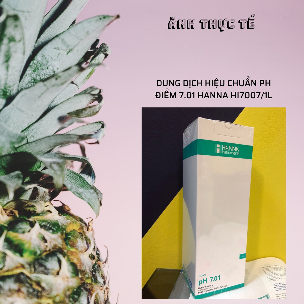 DUNG DỊCH CHUẨN NIST pH7.01 ĐỂ KIỂM TRA/HIỆU CHUẨN LẠI BẤT KỲ MÁY ĐO pH, 1000ML, HANNA HI7007/1L KÈM CHỨNG NHẬN COA,MSDS