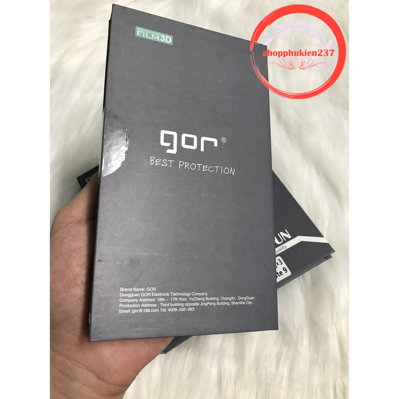 [Freeship toàn quốc từ 50k] DÁN DẺO GOR SAMSUNG GALAXY NOTE 9 HỘP 3 MIẾNG DÁN DẺO MẶT TRƯỚC FULL MÀN