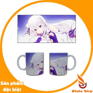 Ly sứ in hình Anime Re:Zero Starting Life in Another World cốc uống nước đẹp làm quà tặng đặc biệt gia trị nhiều ý nghĩa