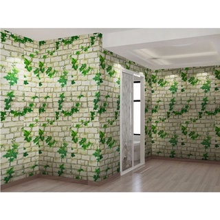 GIẤY DÁN TƯỜNG 3D DÂY LEO GẠCH