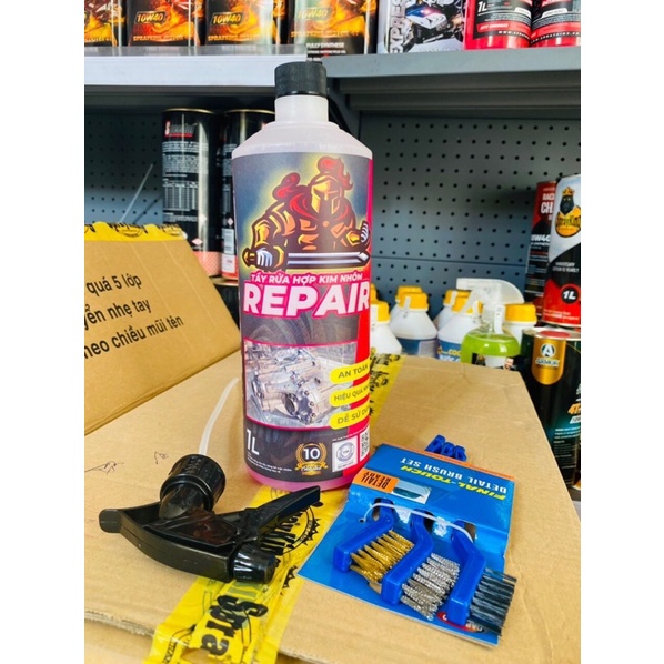 Nước tẩy rửa họp kim nhôm sprayking repair mẫu mới tặng kèm vòi xịt hàng chính hãng có tem bảo hành