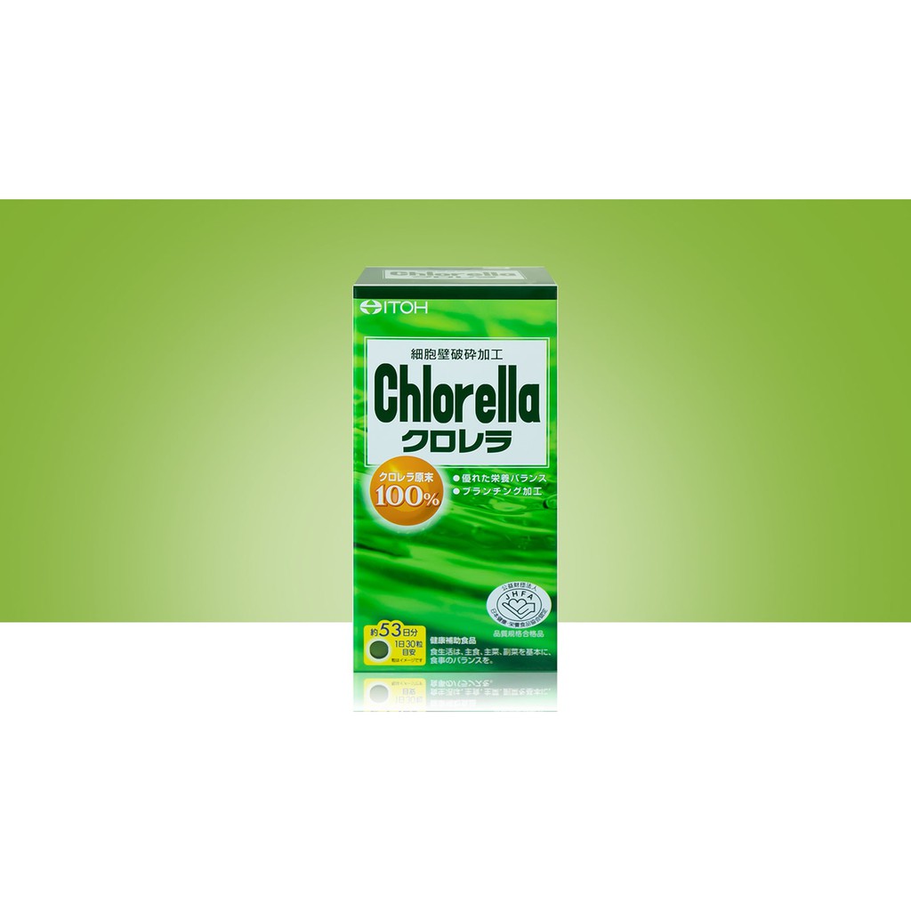 Viên Uống Itoh Chlorela 180 mg 1600 Viên/Hộp