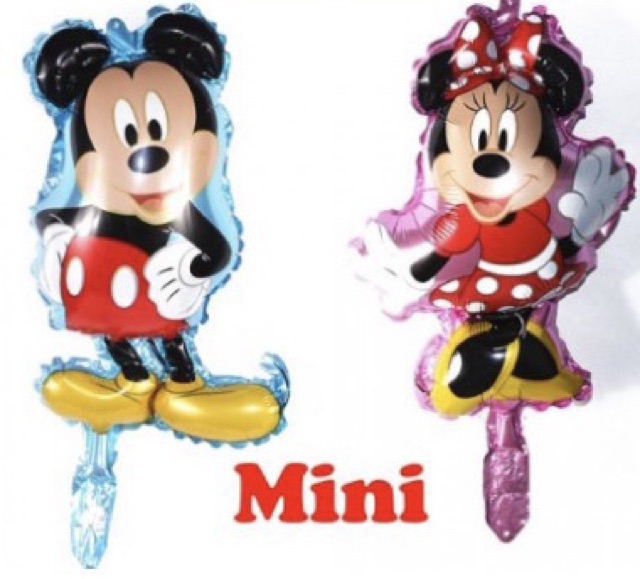 BÓNG TRÁNG NHÔM HÌNH CHUỘT, MICKEY, MINIE