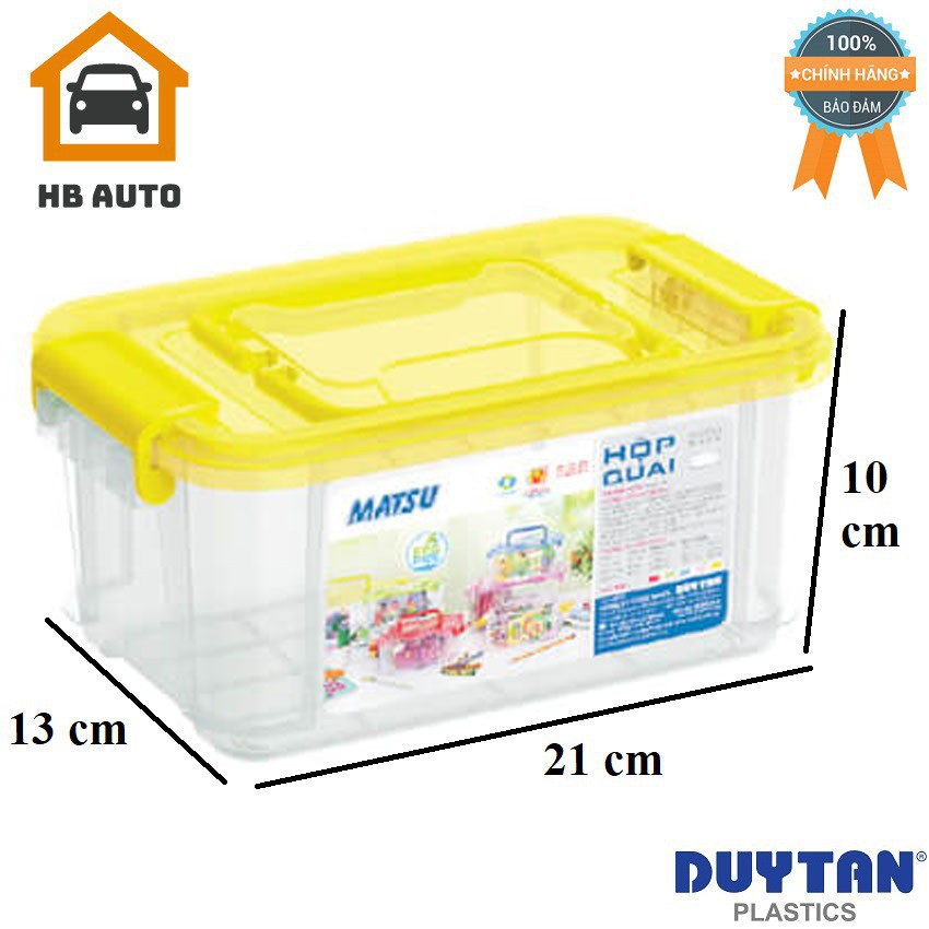 Hộp quai nhỏ Duy Tân 1500 ml (21 x 13 x 10 cm)