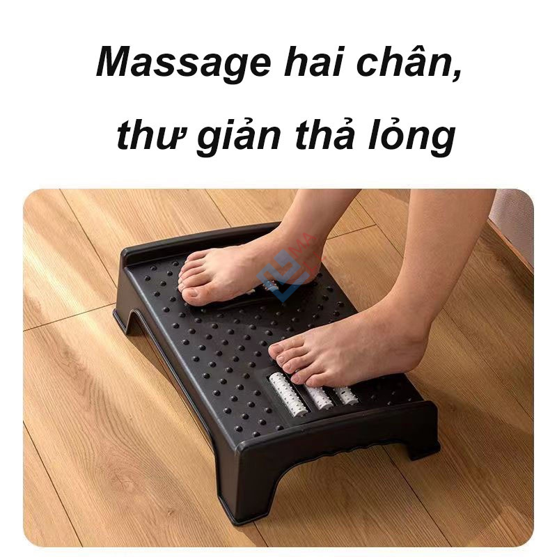 Ghế Gác Chân Công Thái Học Văn Phòng Mát Xa, Chống Trượt - Ghế Kê Chân Văn Phòng - Ghế Gác Chân Văn Phòng Công Thái Học - Ghế Kê Chân Văn Phòng Chống Nhức Mỏi Toàn Thân
