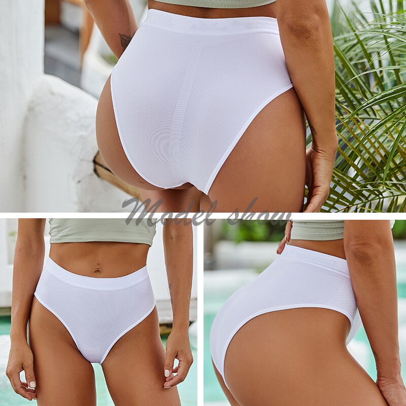 Cute Byte Bộ 2 Quần Lót Lưng Vừa Thoáng Khí Dễ Thương Cho Nữ Size M-2XL