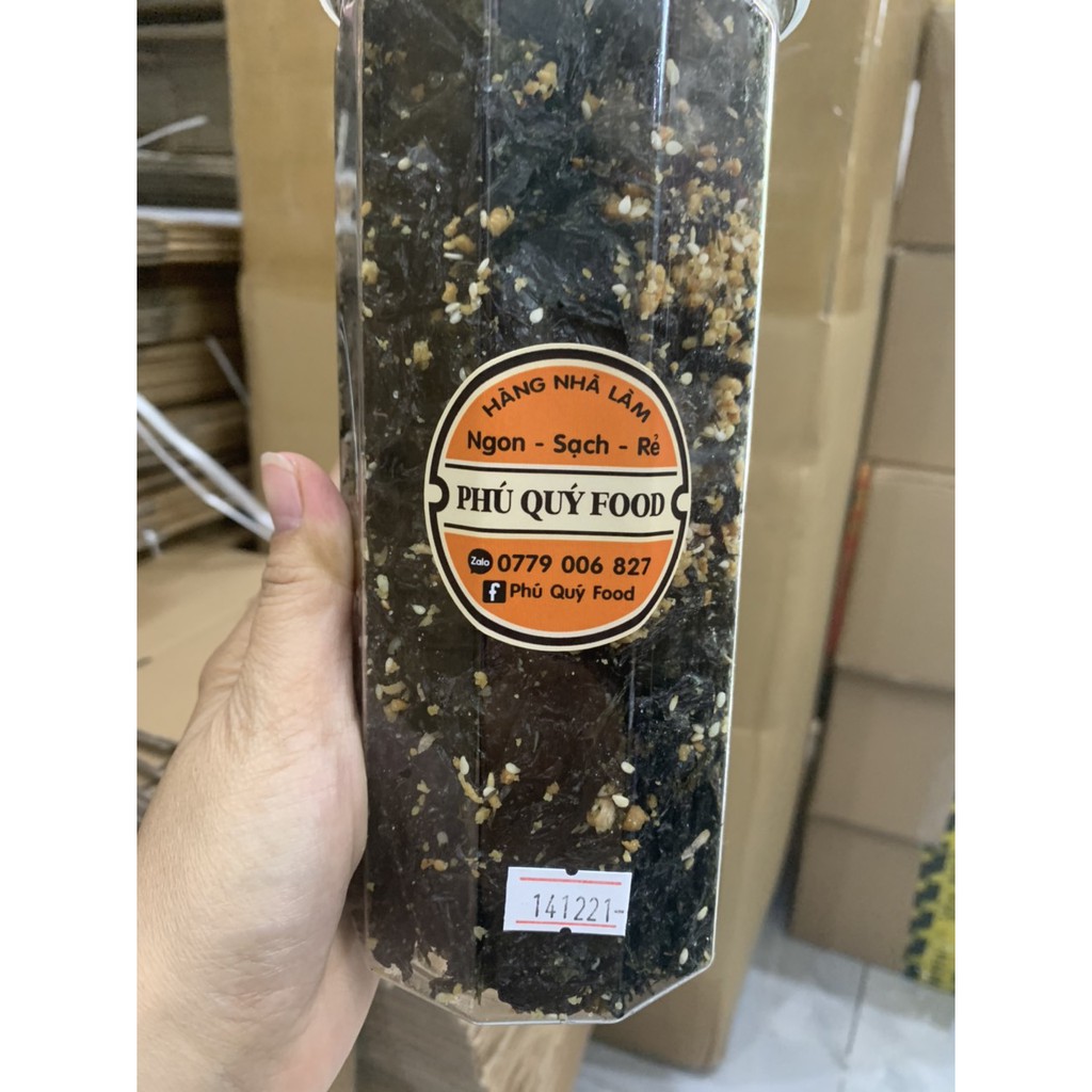 Rong biển sấy tỏi ớt - [ FREE SHIP ] Hàng ngon nhà làm - Siêu ngon siêu rẻ siêu sạch