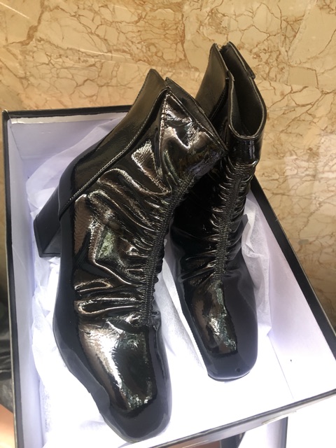 FREESHIP BỐT NỮ, BỐT DÚM DA BÓNG GÓT 5P CAO CẤP FULLBOX MSF11 | BigBuy360 - bigbuy360.vn