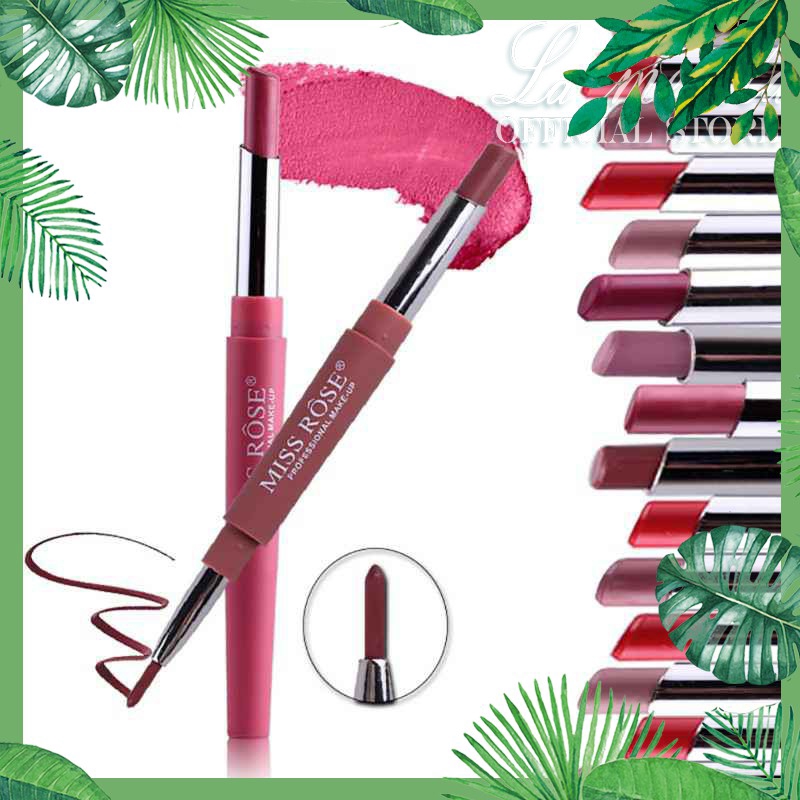  🚚 【COD】 ☞ MISS ROSE Lipstick Matte 2 waterproof anti water