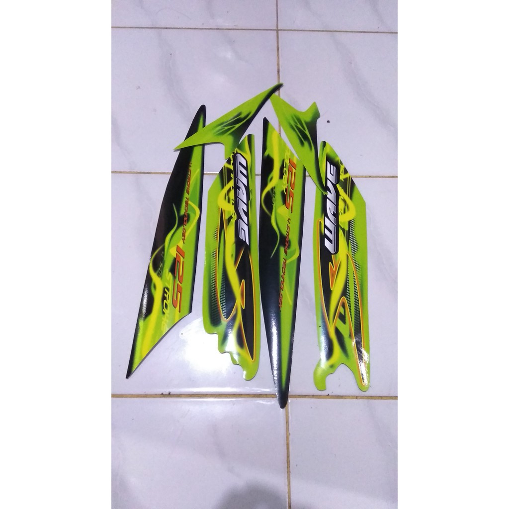 Sticker Dán Trang Trí Xe Hơi Supra 125 Wave 125 S Dragon Thái Lan Chất Lượng Cao