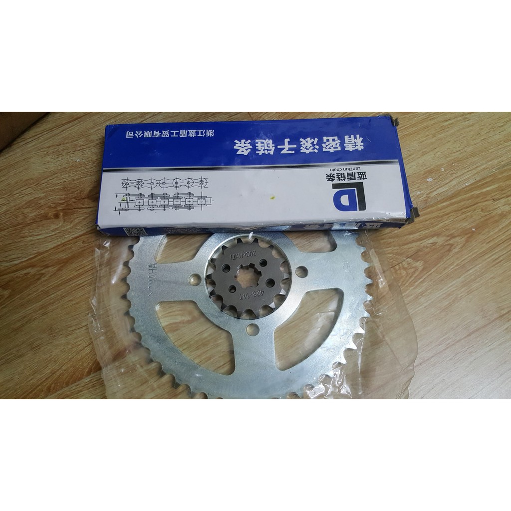 Nhông xích 14-45 yamaha yb125sp , ybr125