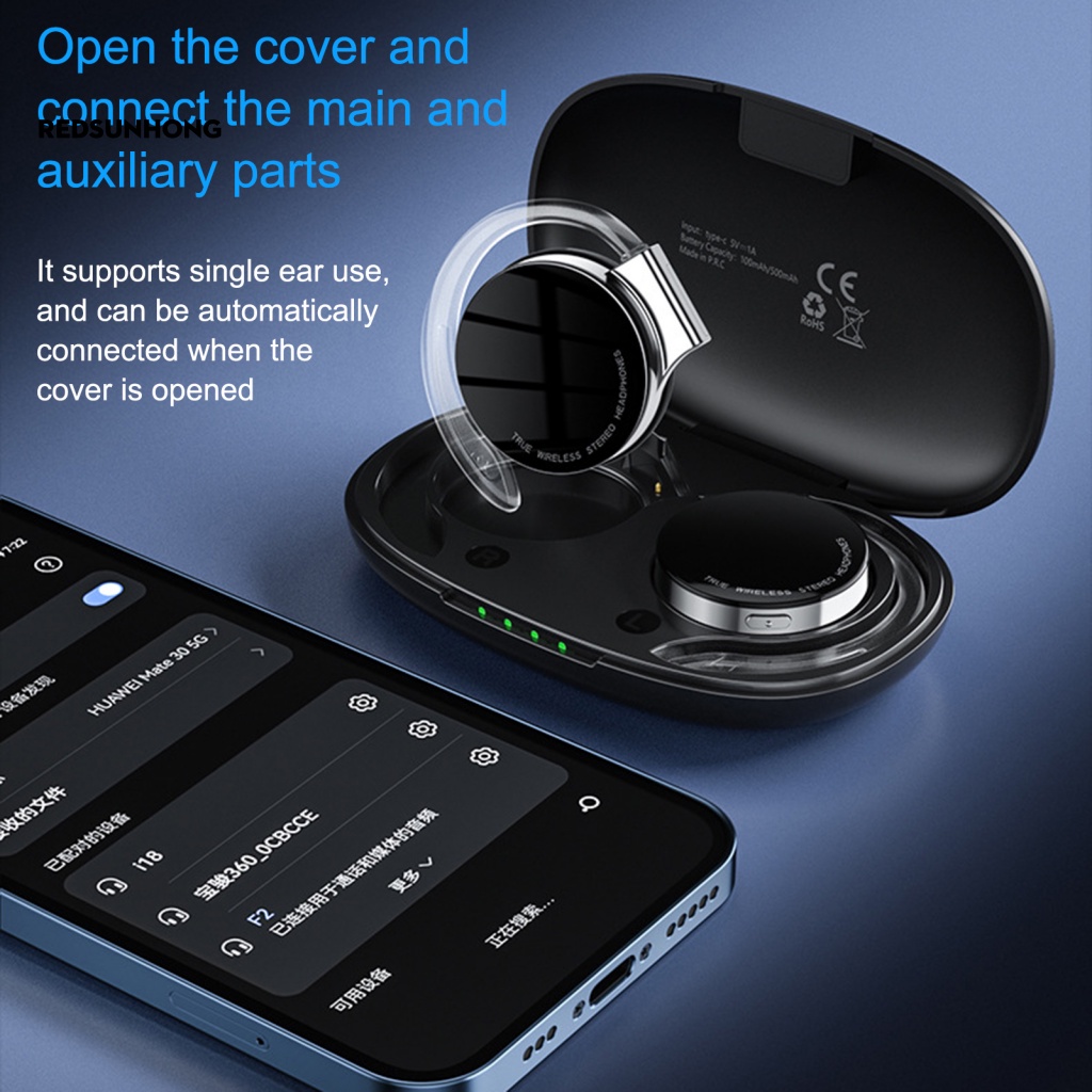 [RSH.z] Tai Nghe Bluetooth Âm Thanh Nổi Bass Giảm Tiếng Ồn ENC