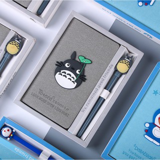 Bộ sổ tay kèm hộp đựng hình doraemon dễ thương