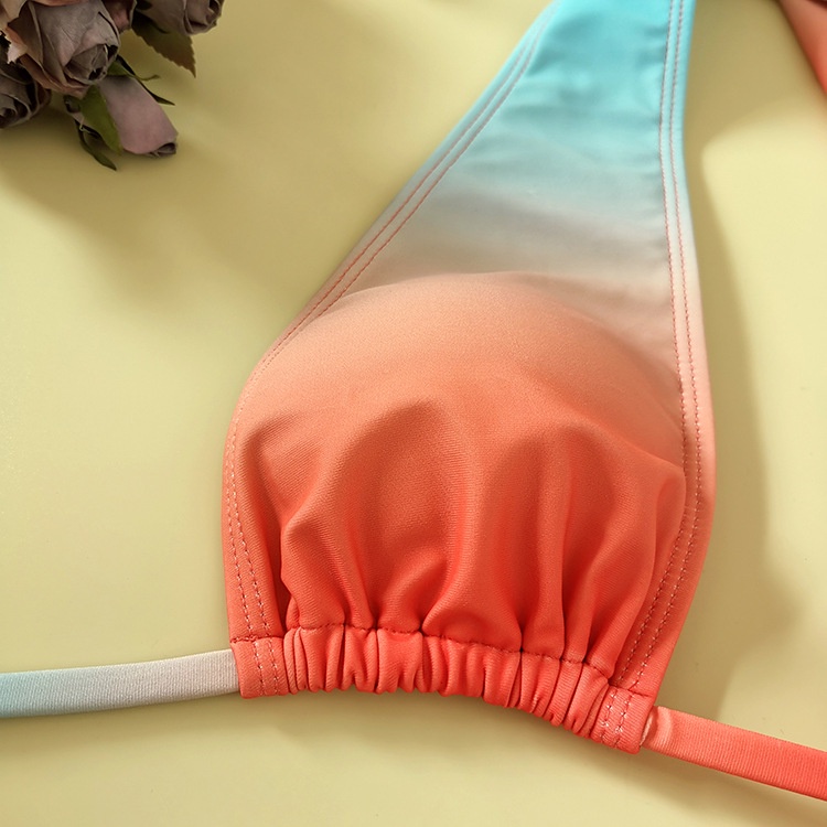 Set 3 món Bikini kèm khăn choàng quấn Mẫu Mới 2022 Âu Mỹ kín đáo 2 mảnh sexy kiểu nữ 220180 DK11T301