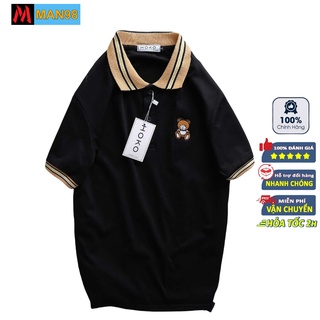 Áo polo nam thêu logo gấu cao cấp polo8