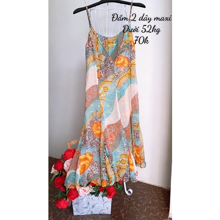 Đầm hai dây kiểu xinh