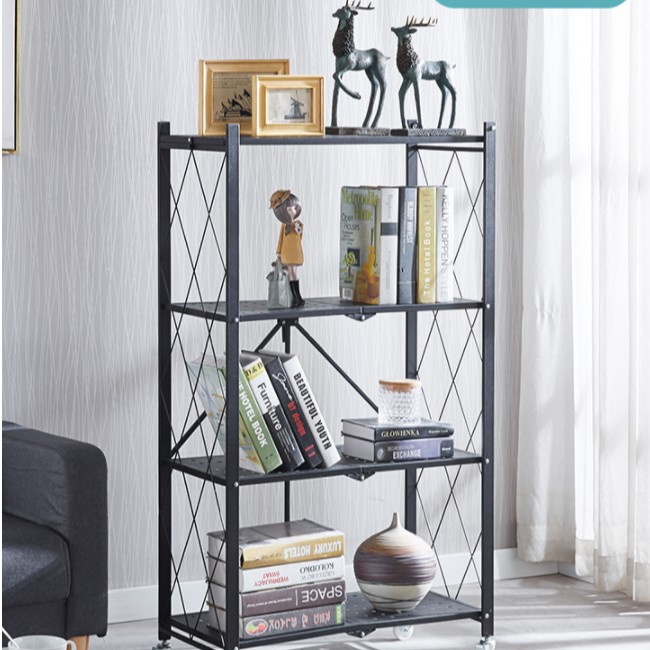 Kệ 4 tầng nhà bếp thông minh gấp gọn