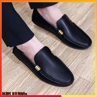 Giày Mọi Nam Da Lì [ Đế Khâu Cực Bền ] Mã M011