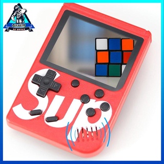 [Fitslim] Double Version Handheld Game Player Built-in 400 Games Color LCD Game