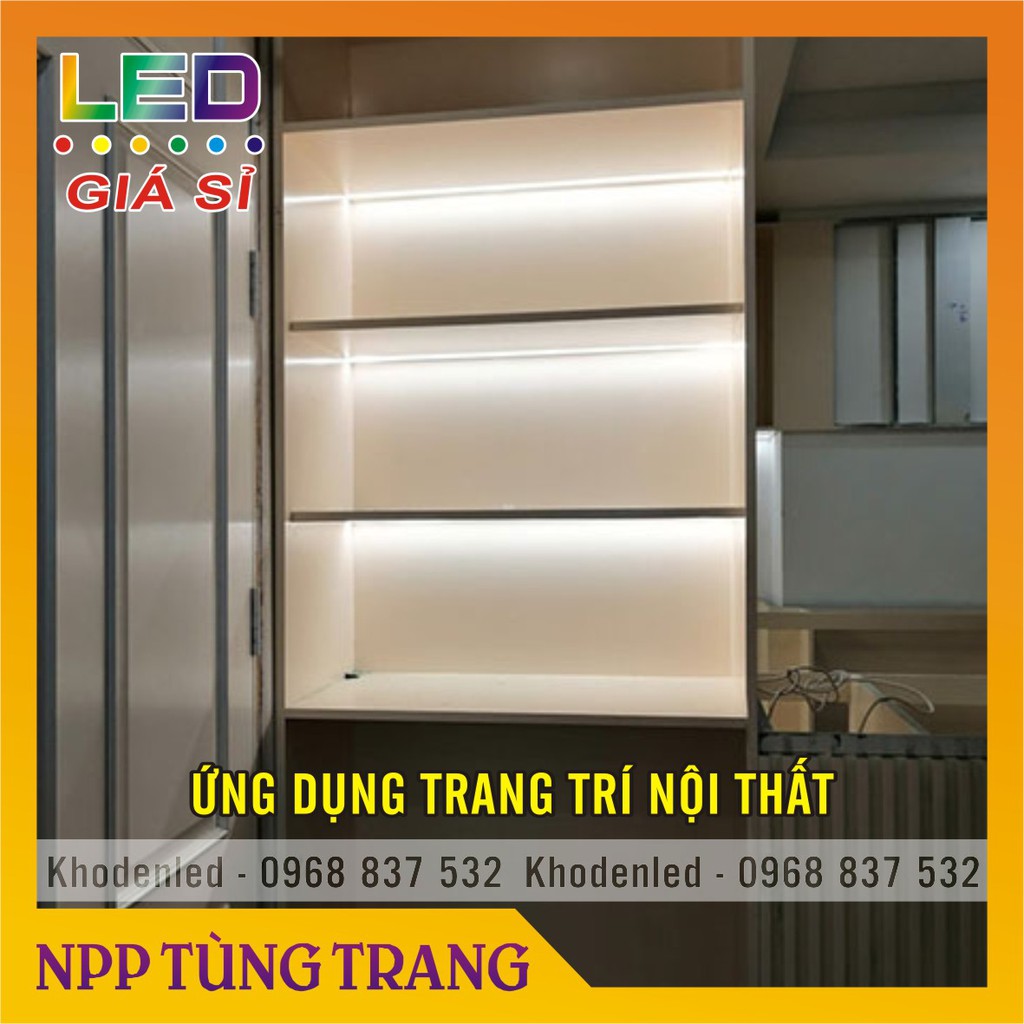 Led thanh 1m 12v 144 mắt 5730 chiếu sáng, trang trí nội thất