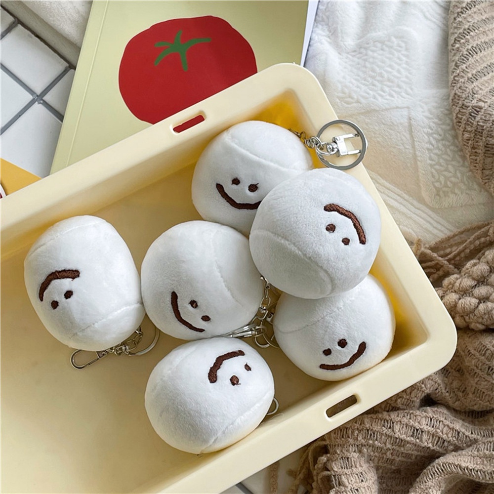 1 Móc Khóa Hình Ly Cà Phê Mặt Cười Mềm Mại Dễ Thương