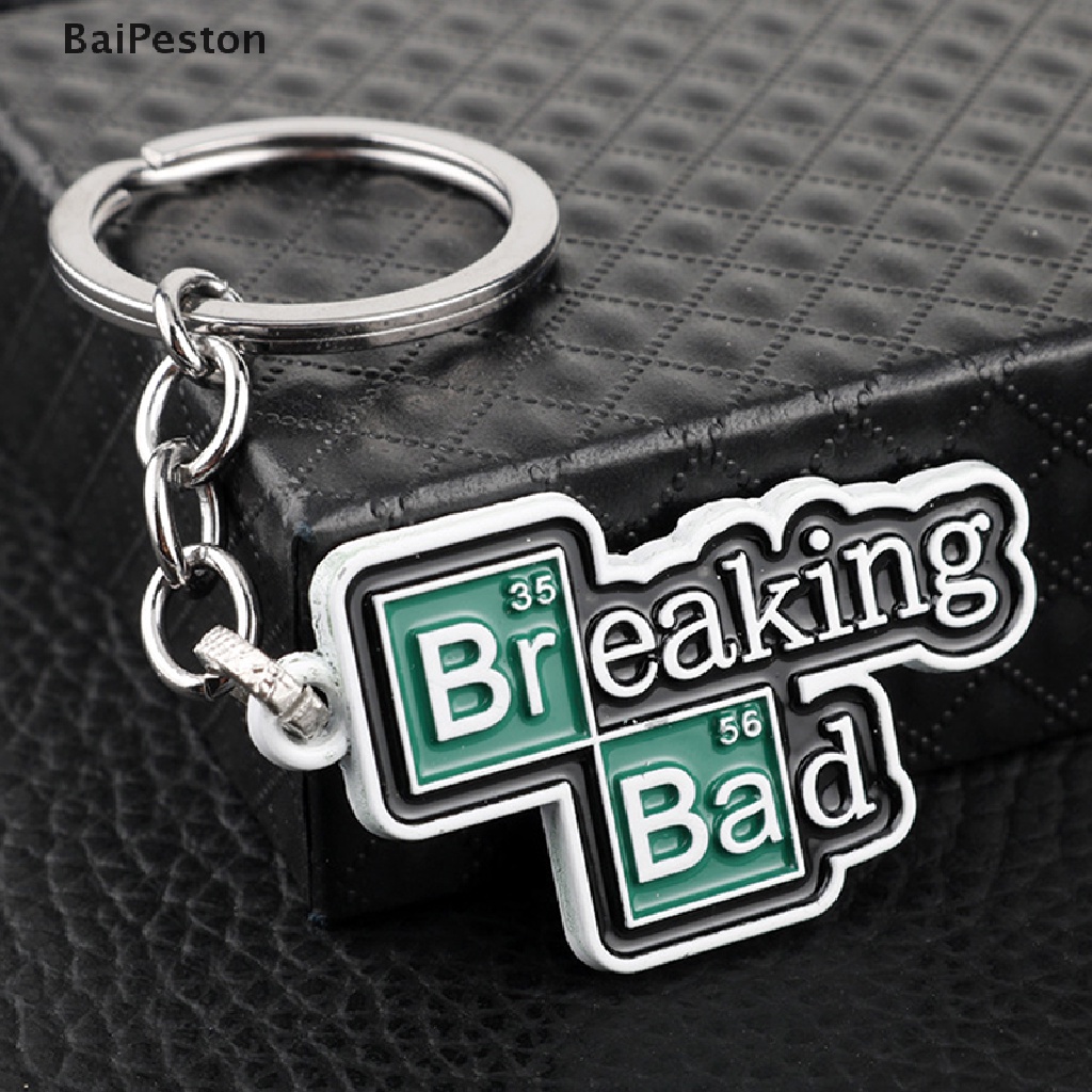 Móc Khóa Tráng Men Hình Phim Breaking Bad BA BR ♨Nóng Bỏng