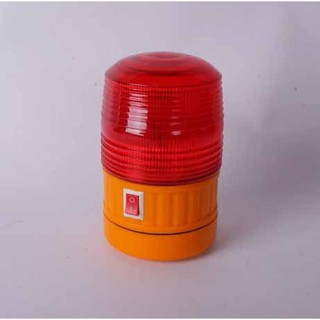 Đèn cảnh báo dùng 4 pin đế nam châm