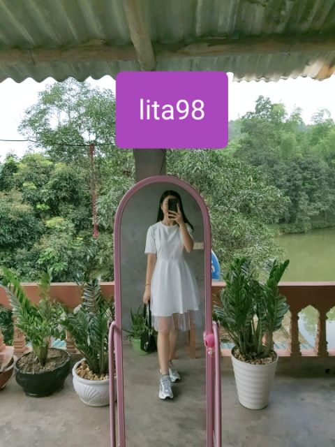 váy trắng dự tiệc ngắn tay kiểu dáng basic kèm ảnh thật MS139 SẴN | BigBuy360 - bigbuy360.vn